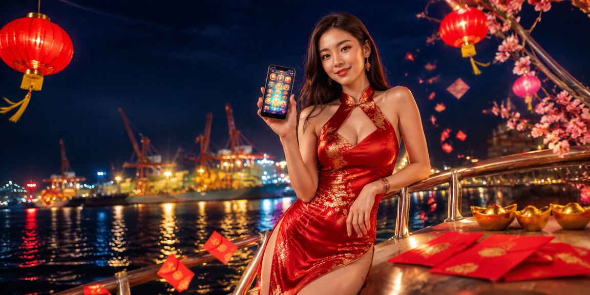 Người dùng Hải Phòng kiểm tra ưu đãi nạp tiền trên điện thoại dưới ánh đèn lồng