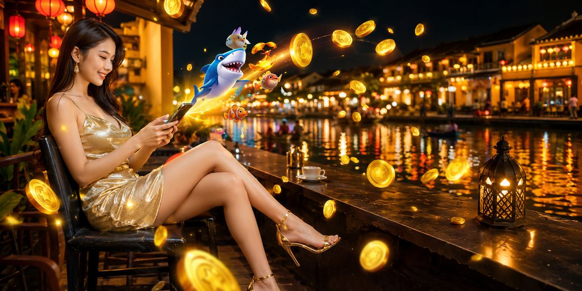 Người chơi tại Hội An tham khảo hướng dẫn trò chơi bắn cá trên nền tảng trực tuyến